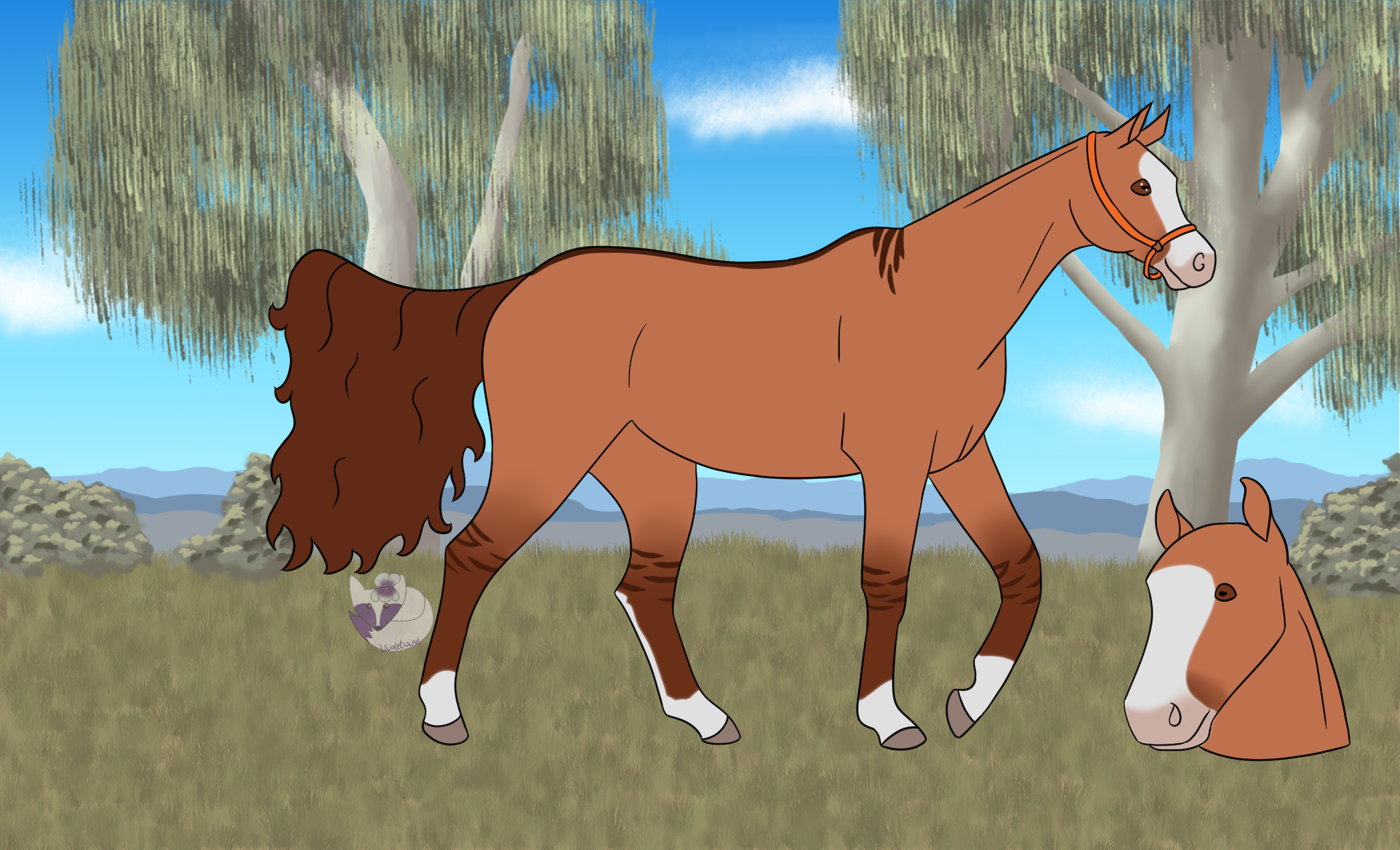 0185 Swirl Side's Blazing Embers