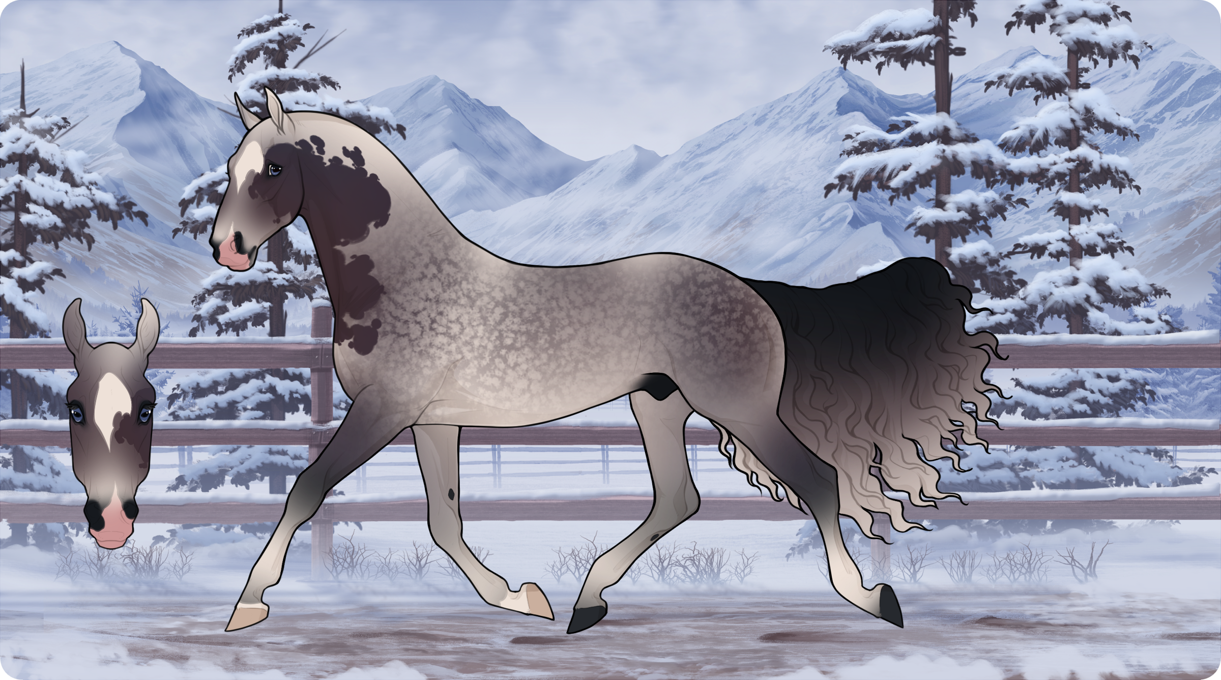 7221 RA Caesar On A TV Screen