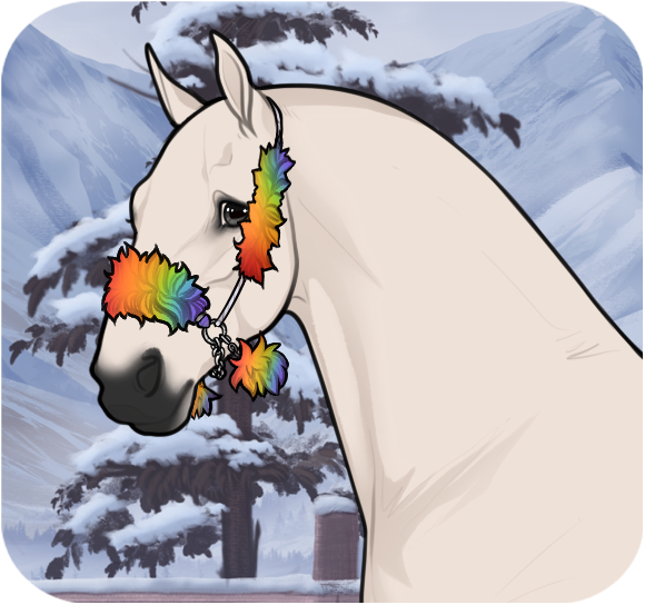 Fuzzy Pride Halter