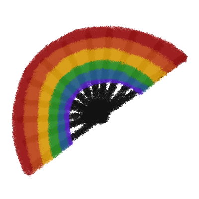 Rainbow Fan
