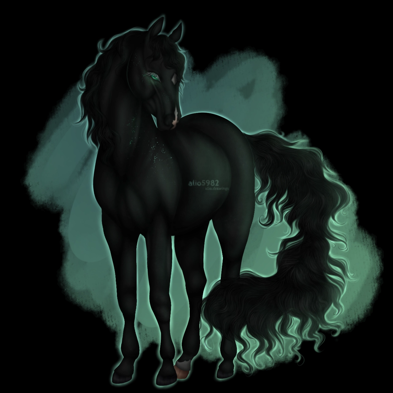 Click to view larger size {ART PAYMENT} 6945 Vide Noir