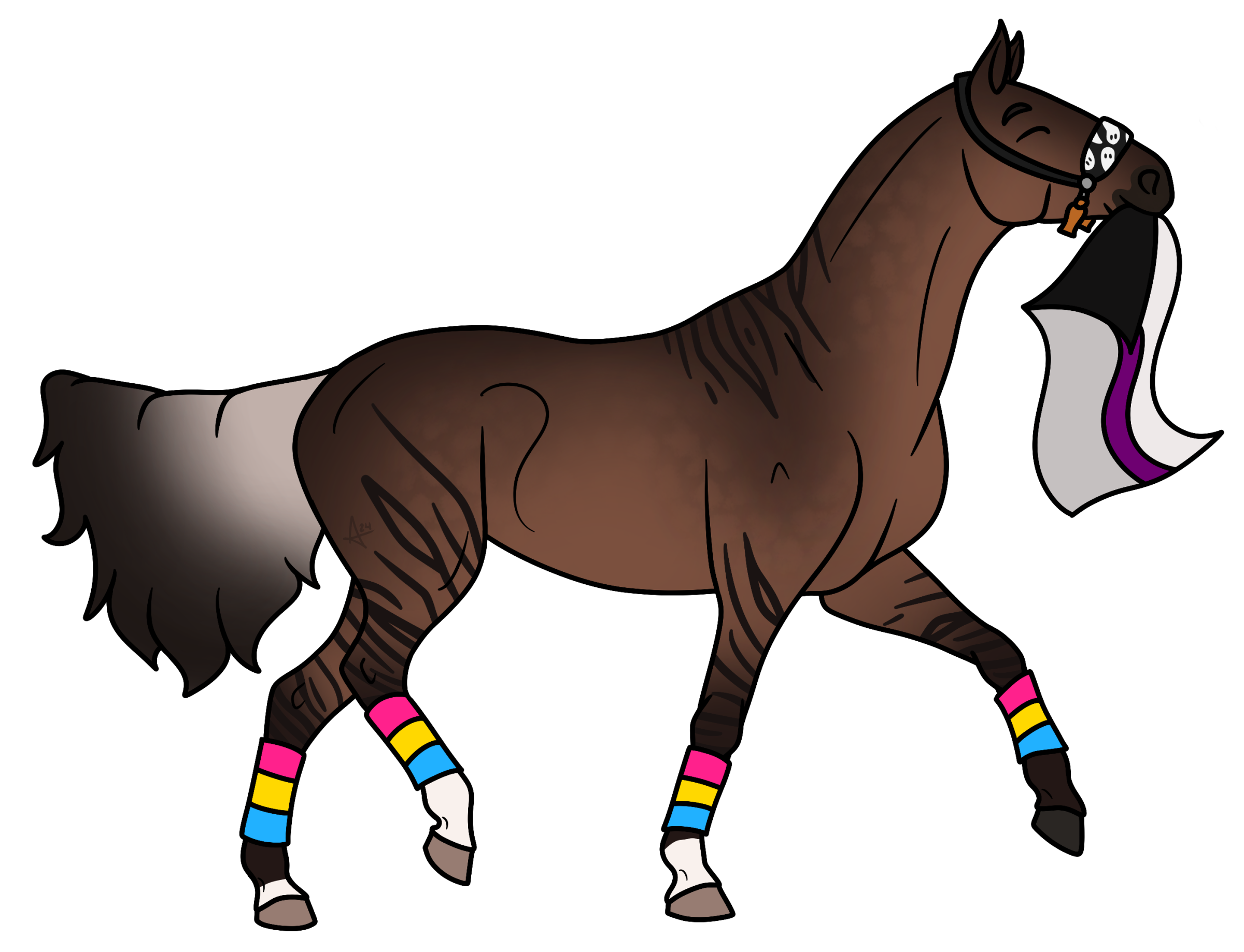 Click to view larger size Pride Parade | Prancing Shadow