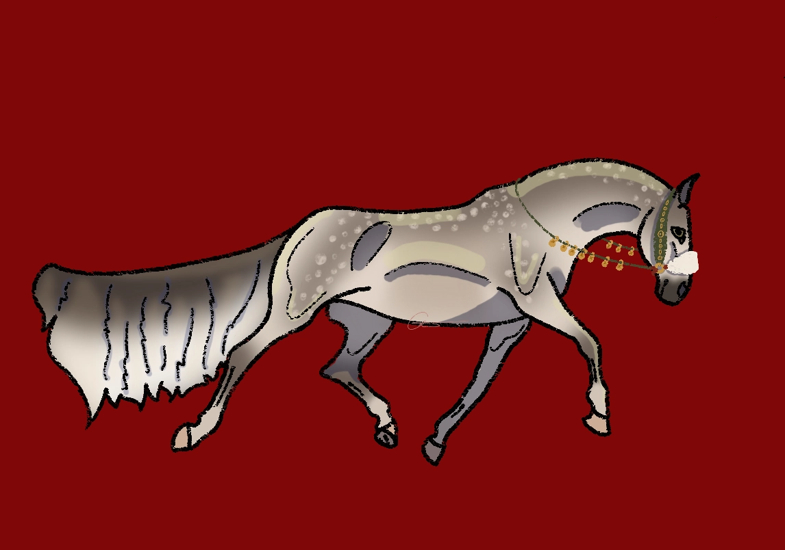 Click to view larger size giddy up, jingle horse!