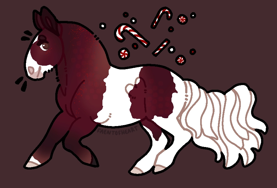 Click to view larger size Minty Pony!