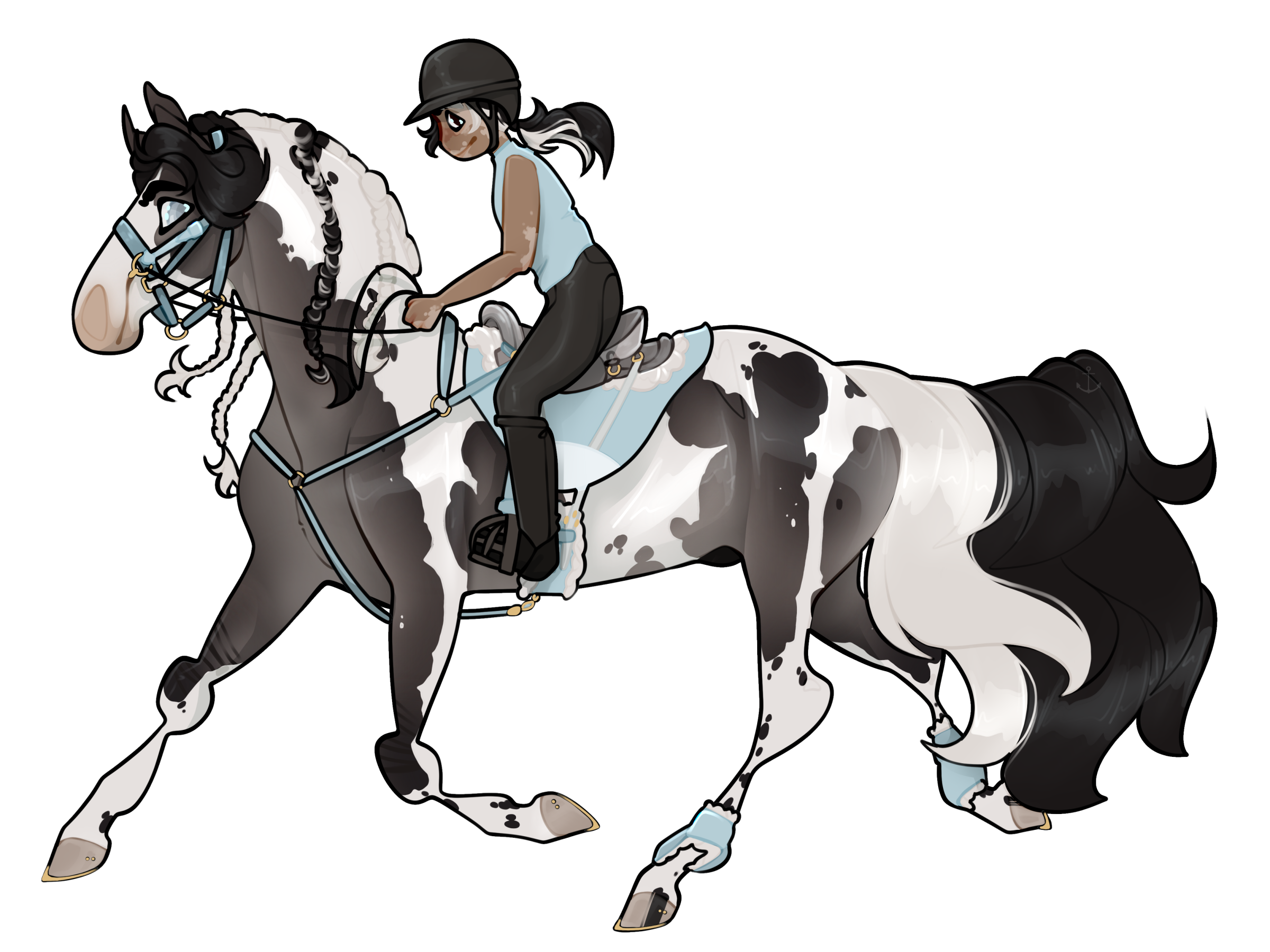 Click to view larger size this was my first chibi rider doodle